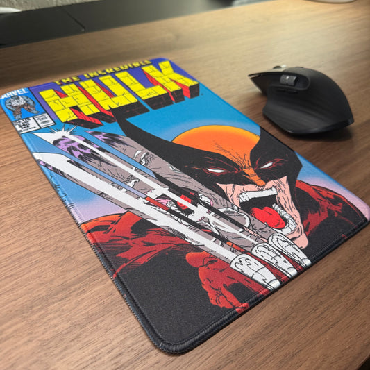 Wolvy vs Hulk Mouse Pad