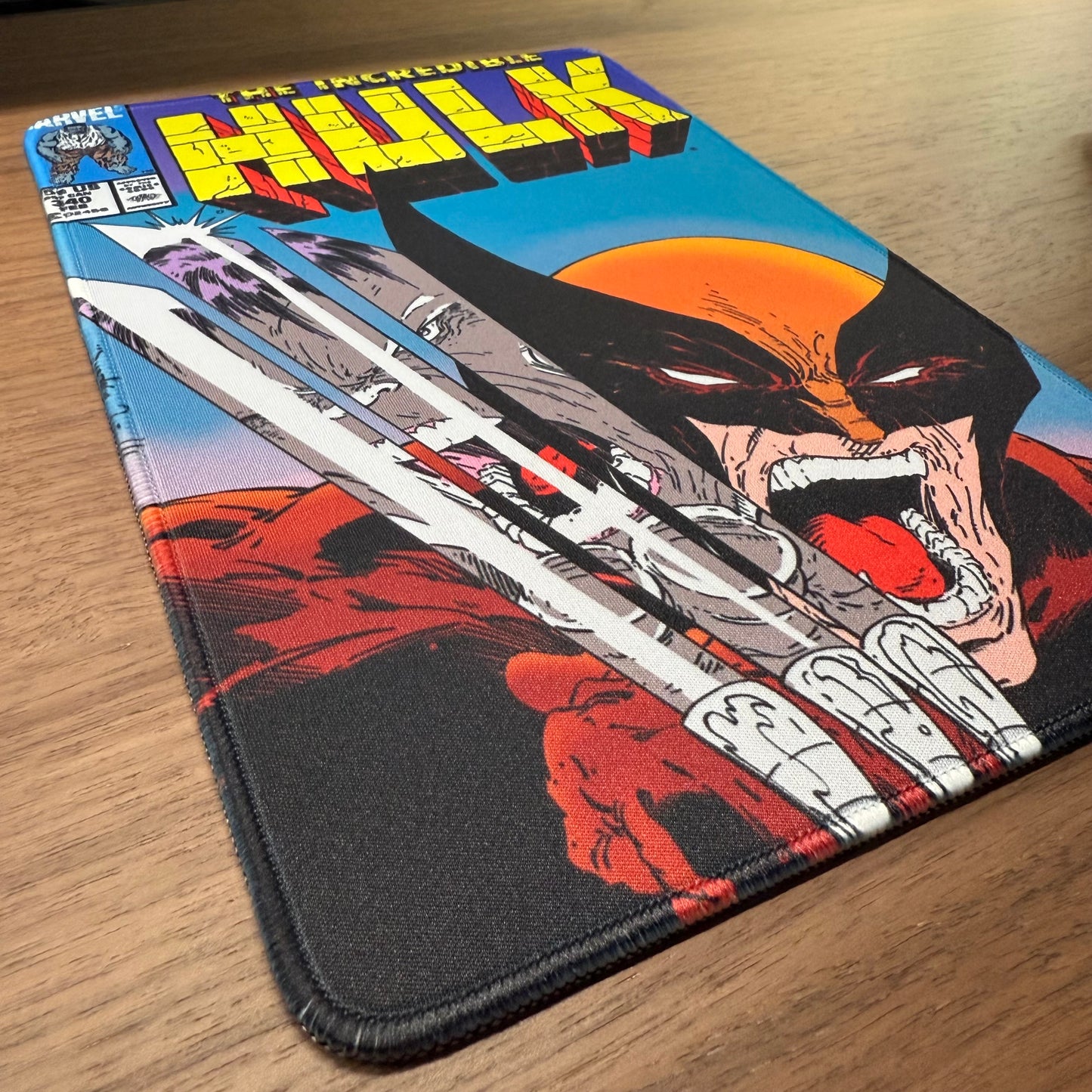 Wolvy vs Hulk Mouse Pad