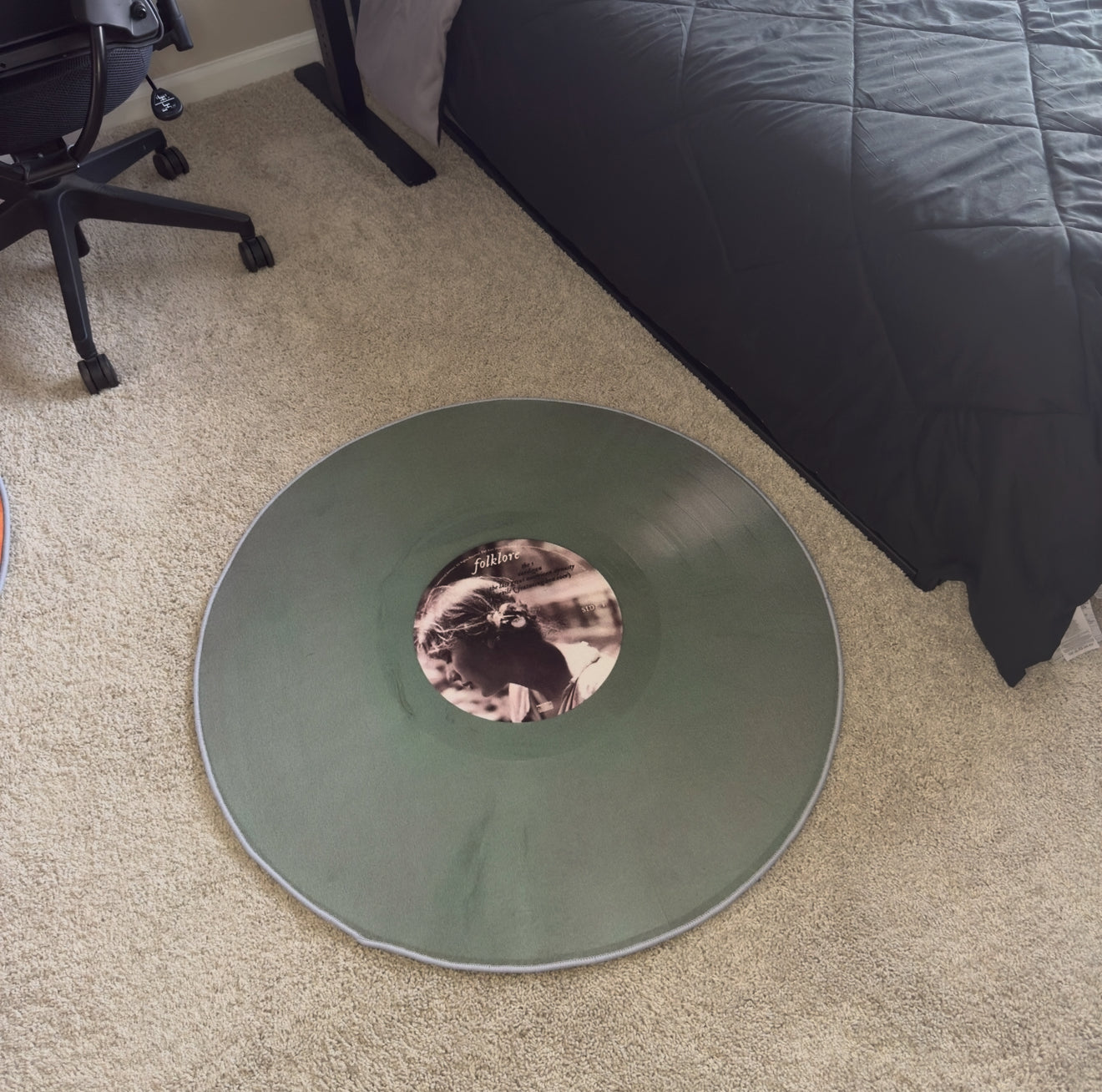 Folklore Vinyl Disc Rug