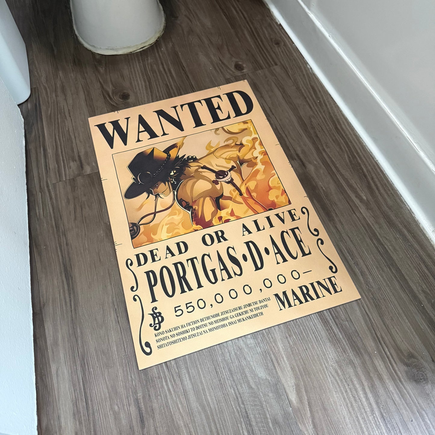 Wanted Poster Bath Mat