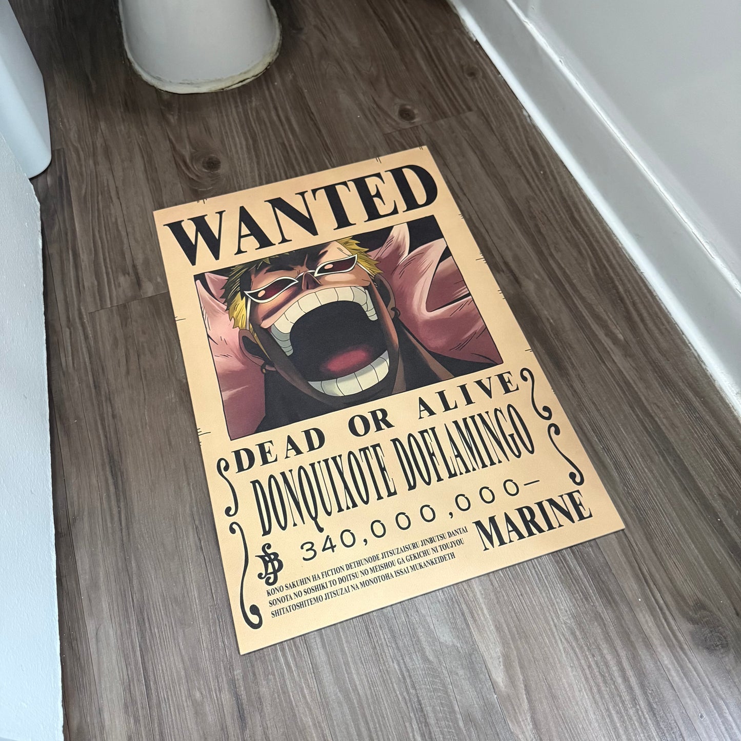 Wanted Poster Bath Mat