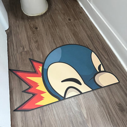 Pocket Monster Peeker Bath Mat