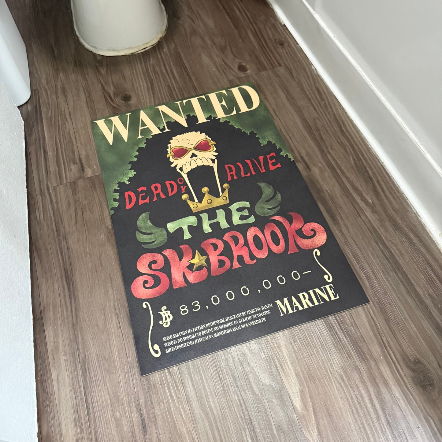 Wanted Poster Bath Mat