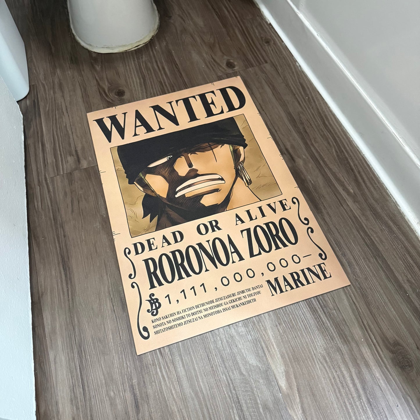 Wanted Poster Bath Mat