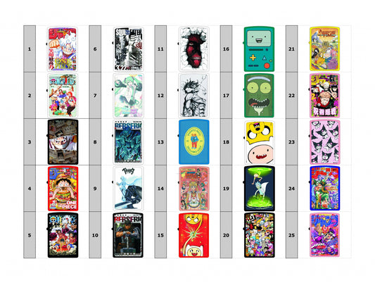 Designs #1-25