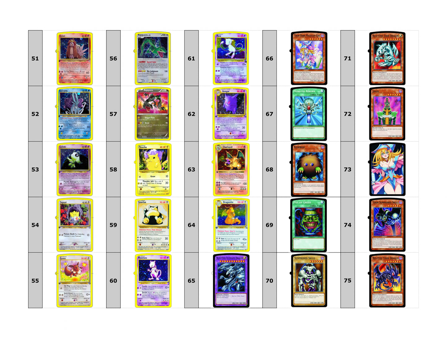 Designs #51-75