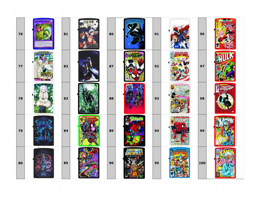 Designs #76-100